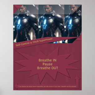 Zelfbeheersing is jouw Superpower Poster