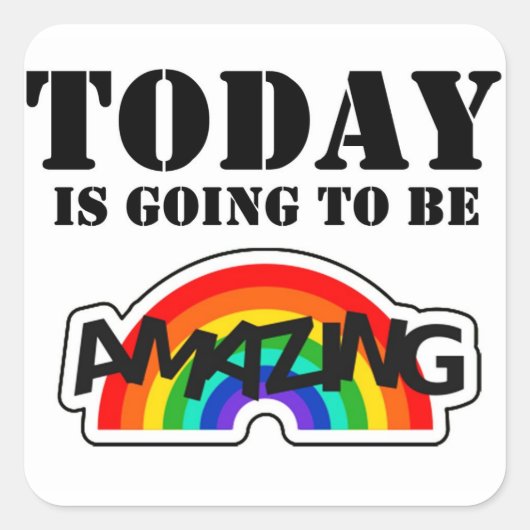 Zelfbevestiging Vierkante Sticker (Voorkant)