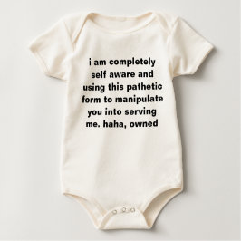 zelfbewust baby romper