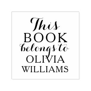 Zelfbrekende stempel Dit boek behoort tot