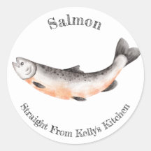 Zelfconserveringsbedrijf Zalm Voedsetlabel