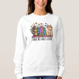 Zelfcontrole overhemd Cat Lady Shirt Book Lover
