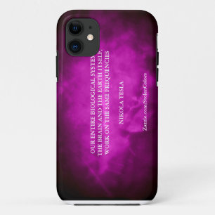 ZELFDE FREQUENTIES - NIKOLA TESLA iPhone 11 HOESJE