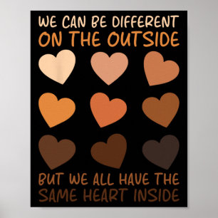 Zelfde hart binnen zwarte geschiedenis maand Snoep Poster