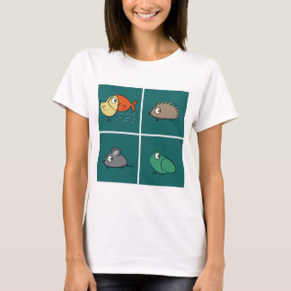 Zelfde ogen, verschillende vormen t-shirt