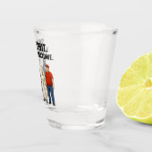 Zelfde Verschillende Kleding Shot Glas (Rechts)