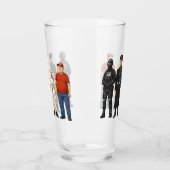 Zelfde Verschillende Kostuum Glas (Links)