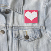 Zelfde Vierkante Button 5,1 Cm (In situ)