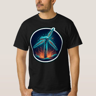 Zelfde wind, alleen een grotere ventilator Schone T-shirt