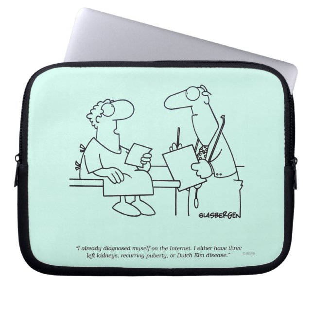 Zelfdiagnose Laptop Sleeve (Voorkant)