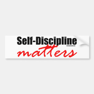 Zelfdisciplinaire zaken bumpersticker