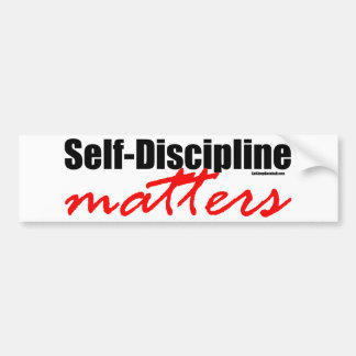 Zelfdisciplinaire zaken bumpersticker