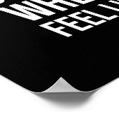 Zelfdiscipline - Gym, Hustle, Succesonderstel Poster (Hoek)