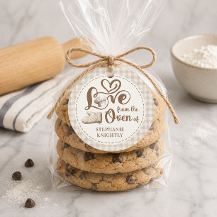 Zelfgebakken Producten Liefde uit de Oven Bedankjes Labels
