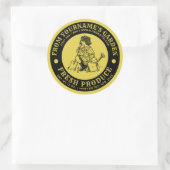 Zelfgegroeide tuin Fresh Label Sjabloon (Tas)