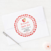 Zelfgemaakt Appeljam Pot Etiket (Envelop)