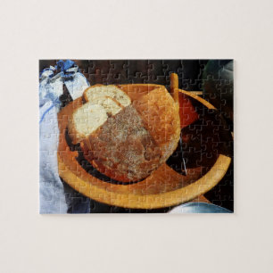 Zelfgemaakt brood legpuzzel