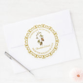 Zelfgemaakt Chocolade Extract Label L Wit (Envelop)