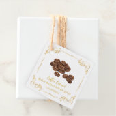  Zelfgemaakt Koffie Extract Square Hang Label (In situ)