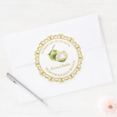 Zelfgemaakt Kokosboter Label L Wit (Envelop)