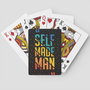 Zelfgemaakt Man – LGBTQ+ Trans Pride Pokerkaarten
