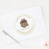 Zelfgemaakt met liefde Cake Label | Wit (Envelop)