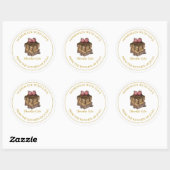 Zelfgemaakt met liefde Cake Label | Wit (Vel)