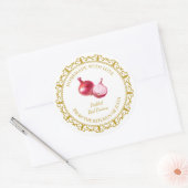  Zelfgemaakt Rood Ui Pickle Label L Wit (Envelop)