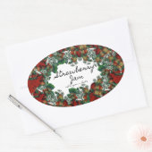 Zelfgemaakt Strawberry Jam label (Envelop)