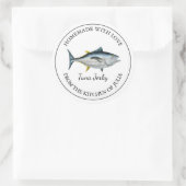 Zelfgemaakt Tuna Jerky Label (Tas)