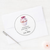 Zelfgemaakt voor jou cupcakes label (Envelop)