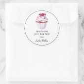 Zelfgemaakt voor jou cupcakes label (Tas)