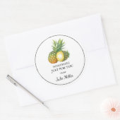 Zelfgemaakt voor uw ananas label (Envelop)