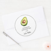 Zelfgemaakt voor uw avocado label (Envelop)