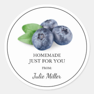 Zelfgemaakt voor uw blueberry label
