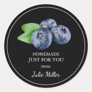 Zelfgemaakt voor uw blueberry label