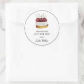 Zelfgemaakt voor uw cake label (Tas)