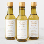 Zelfgemaakte Aangepaste Vanille Extract Rechthoek Wijn Etiket (Flessen)