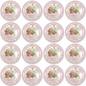 Zelfgemaakte aardbeienconserven 3 in 16 vel sticker (Voorkant)