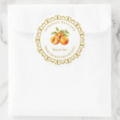 Zelfgemaakte Abrikozenjam Label l Wit (Tas)