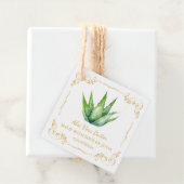  Zelfgemaakte Aloë Vera Butter Square Hang Label (In situ)