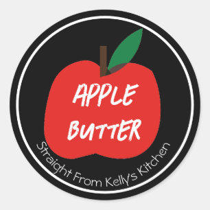 Zelfgemaakte appelboter inblikken moderne label