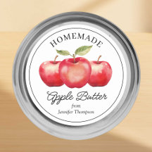 Zelfgemaakte Appelboter Inmaaksticker