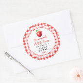 Zelfgemaakte appelsap Drink label (Envelop)