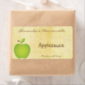 Zelfgemaakte Apple Canning Label (Insitu)