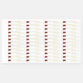 Zelfgemaakte Apple Jam Thin Label (Vel)