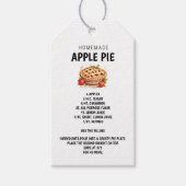 Zelfgemaakte Apple Pie Recept - Zoet en attent Cadeaulabel (Voorkant)