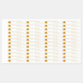 Zelfgemaakte Apricot Jam Thin Label (Vel)