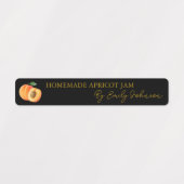 Zelfgemaakte Apricot Jam Thin Label (Design 1)