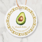  zelfgemaakte avocado boter Hang Label (Voorkant)